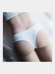Белый трусы женские бесшовные