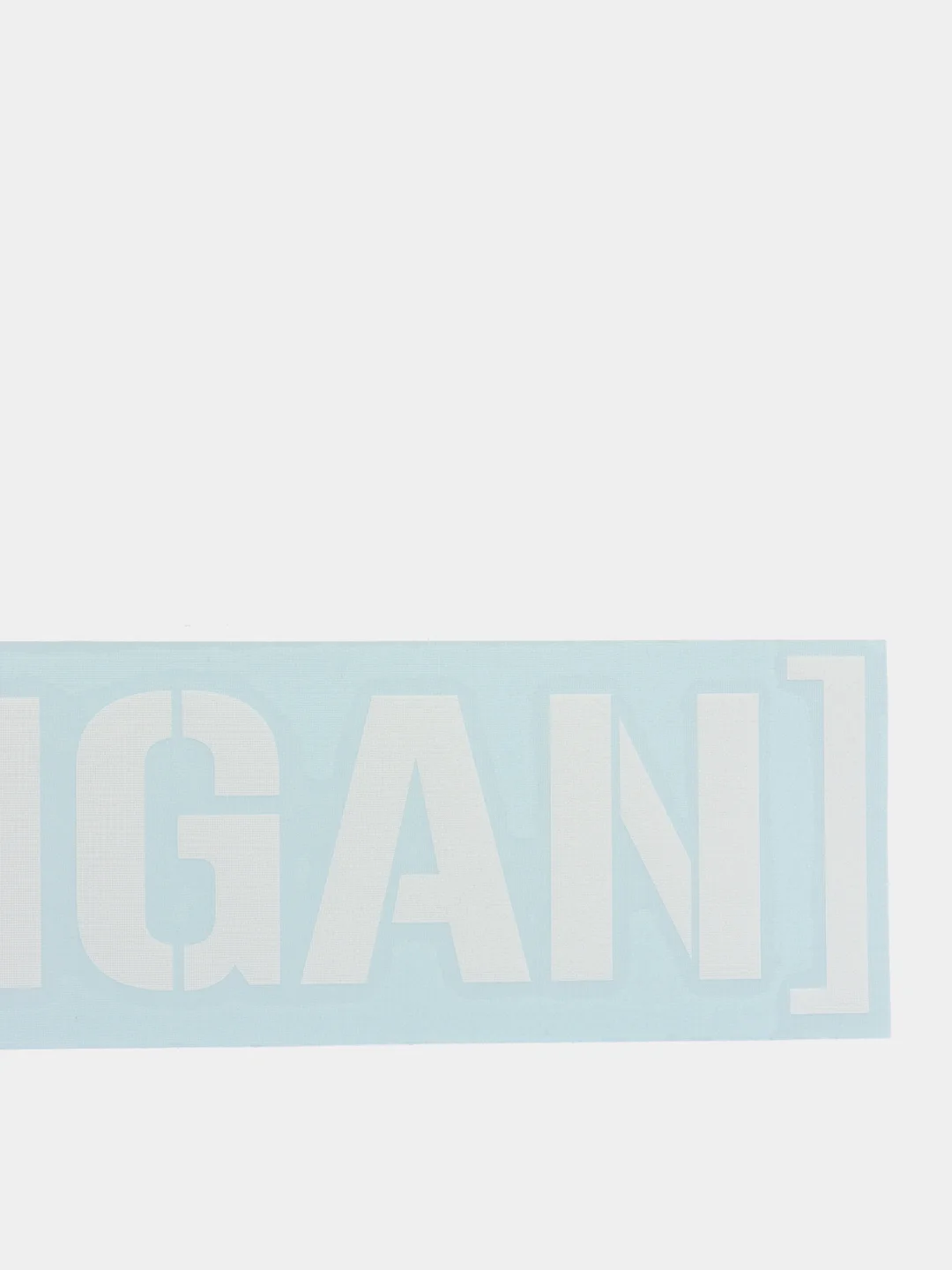 Белый наклейка "HOONIGAN" на стекло или кузов авто