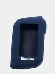 Темно-синий чехол силиконовый для брелка StarLine А63/А93/А39/А36 автомобильной сигнализации