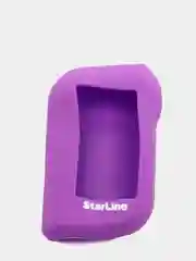 Сиреневый чехол силиконовый для брелка StarLine А63/А93/А39/А36 автомобильной сигнализации