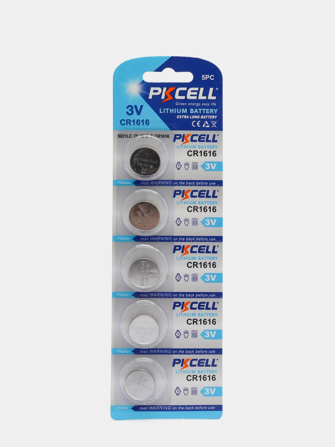 Батарейка PKCELL CR2032/CR2025/CR2016/CR 616 литиевый кнопочный элемент Батарея