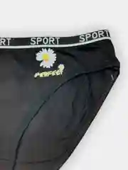Черный трусы женские спортивные