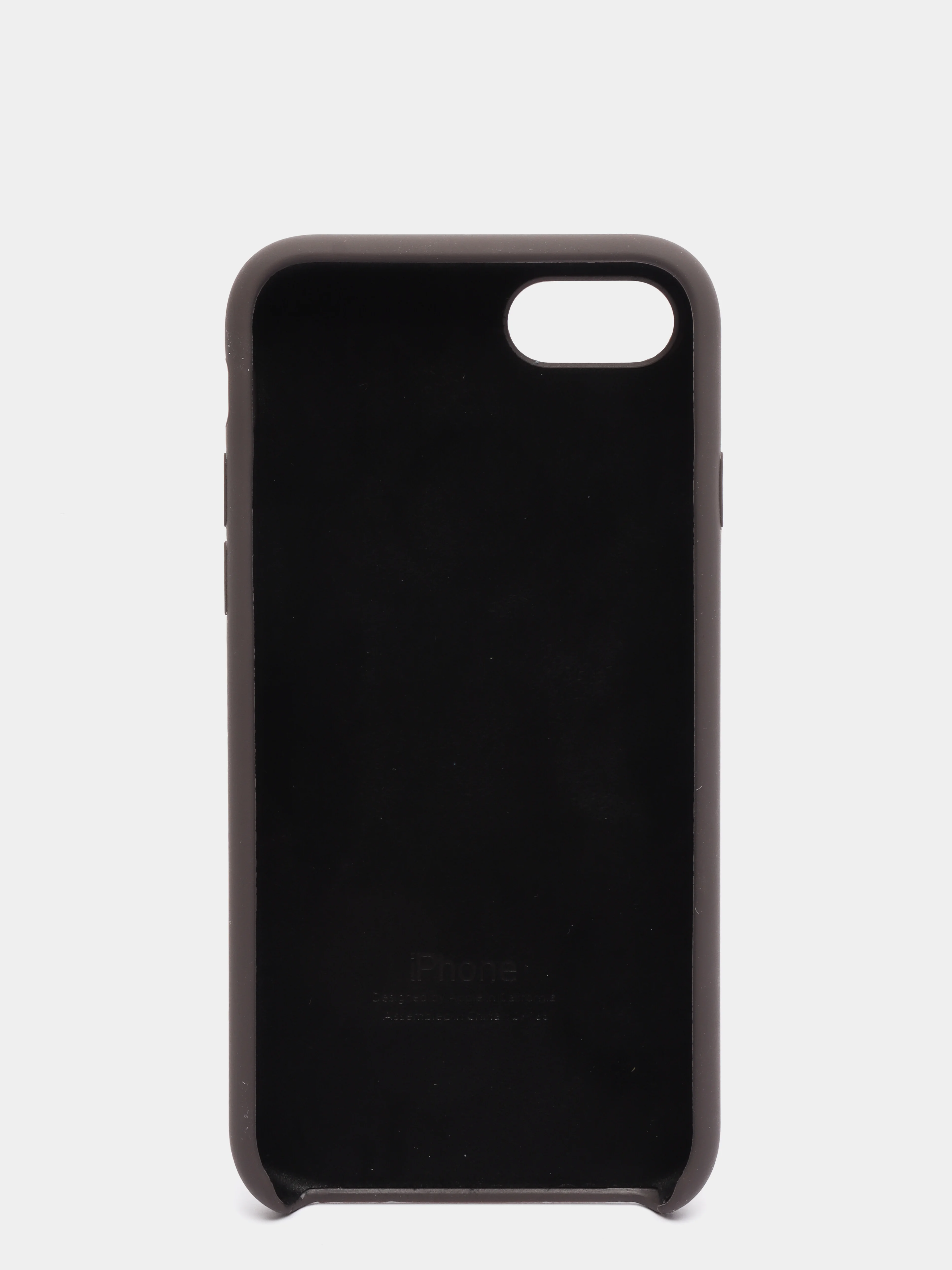 Коричневый силиконовый чехол на iPhone 6, 6S / 7, 8 / 7 Plus, 8 Plus / X, XS / XR (разные цвета)