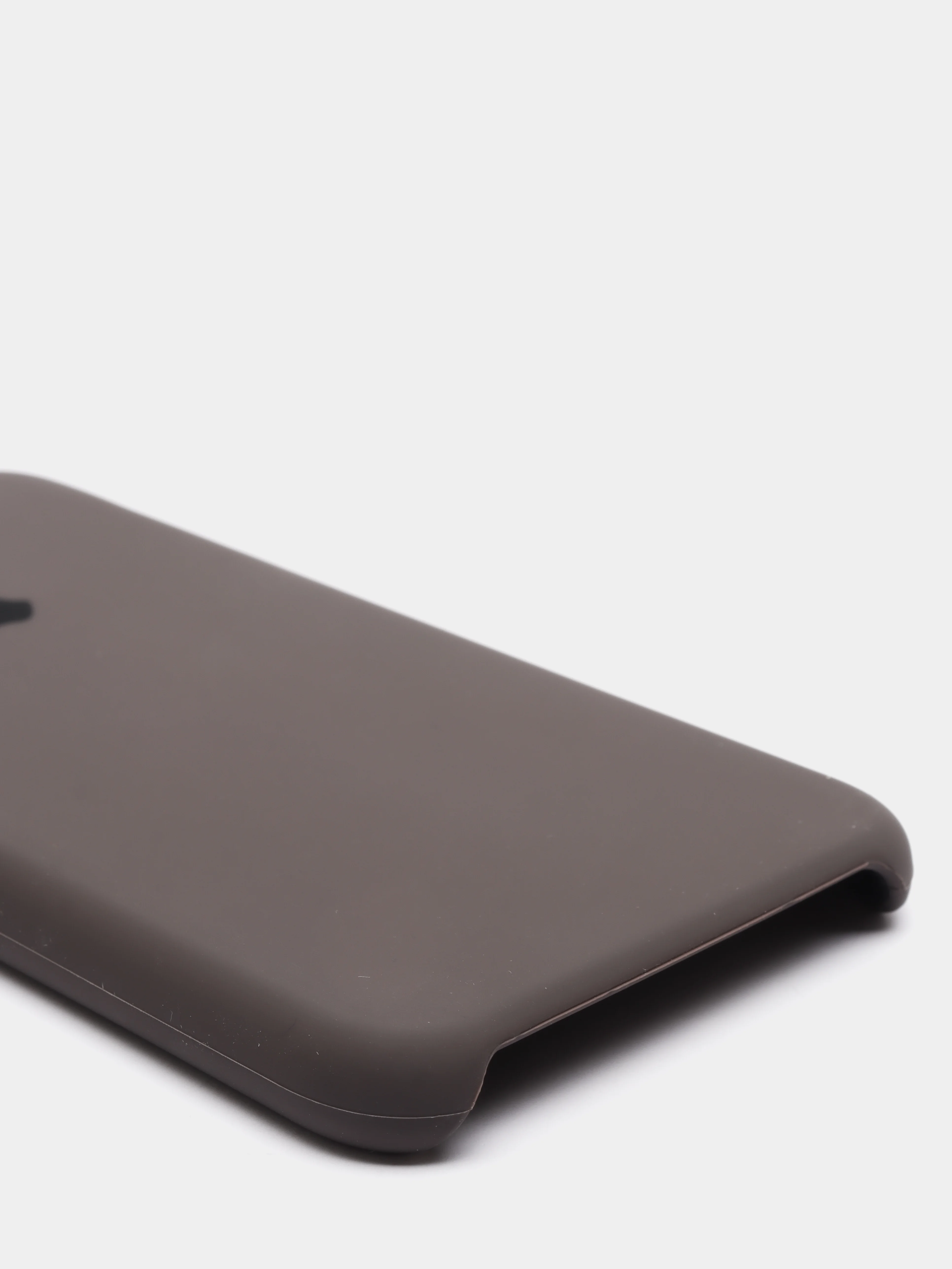 Коричневый силиконовый чехол на iPhone 6, 6S / 7, 8 / 7 Plus, 8 Plus / X, XS / XR (разные цвета)