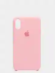 Розовый силиконовый чехол на iPhone 6, 6S / 7, 8 / 7 Plus, 8 Plus / X, XS / XR (разные цвета)