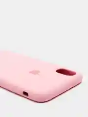 Розовый силиконовый чехол на iPhone 6, 6S / 7, 8 / 7 Plus, 8 Plus / X, XS / XR (разные цвета)