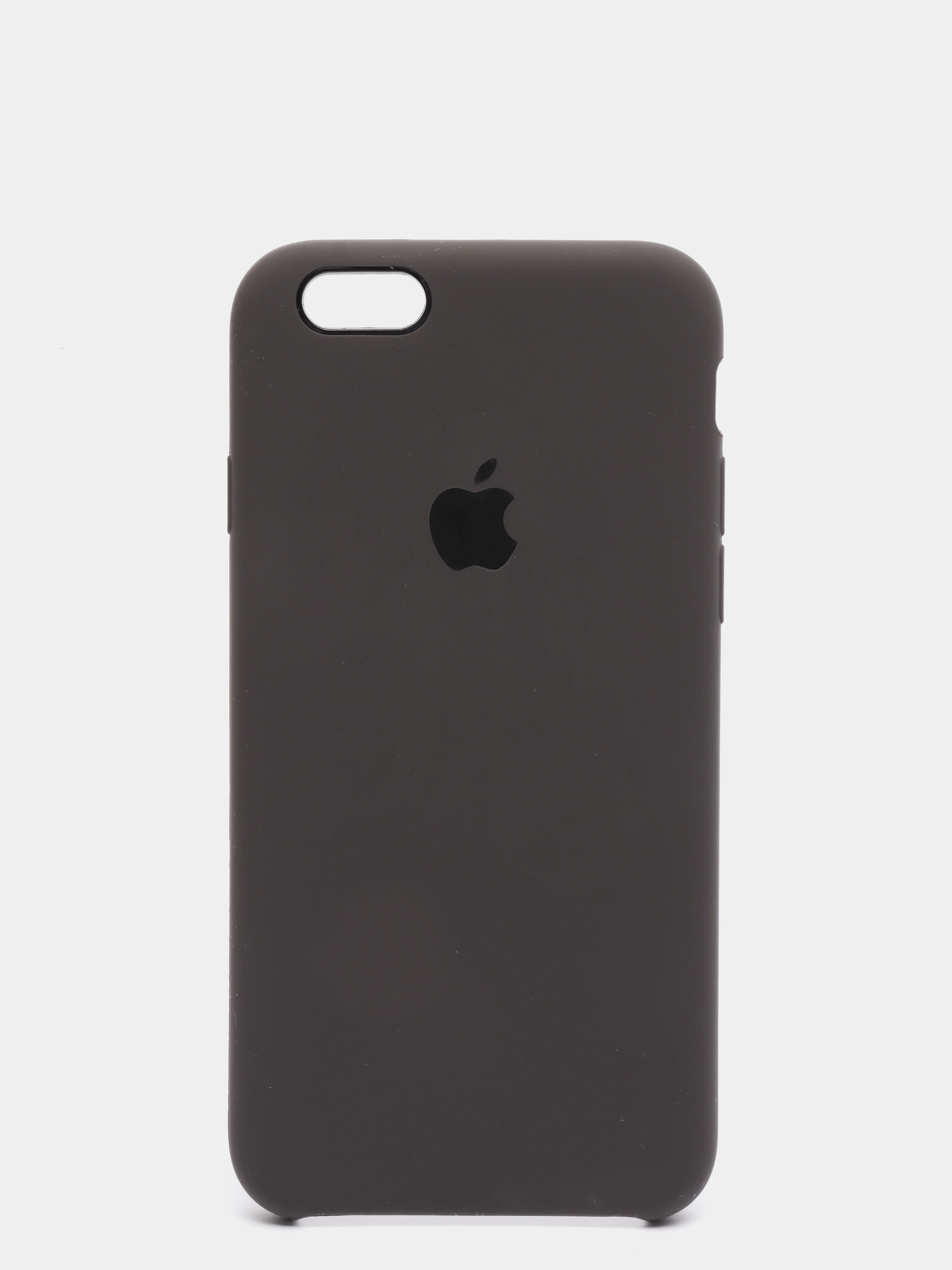 Коричневый силиконовый чехол на iPhone 6, 6S / 7, 8 / 7 Plus, 8 Plus / X, XS / XR (разные цвета)