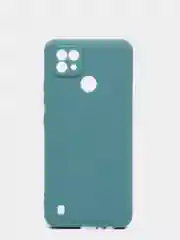 Синий меланж realme C21Y / realme C21 / Realme C11 (2021) / C11 (2020) чехол матовый