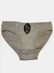Белый молодёжные трусы слипы лапша