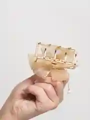 Бронзовый заколка - краб