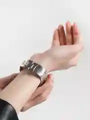 Серебряный мужские наручные часы