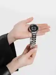 Серебряный мужские наручные часы
