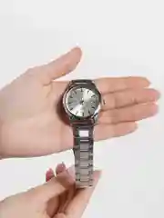 Серебряный мужские наручные часы