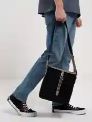 Черный мужская сумка