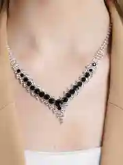 Черный свадебные комплекты украшений