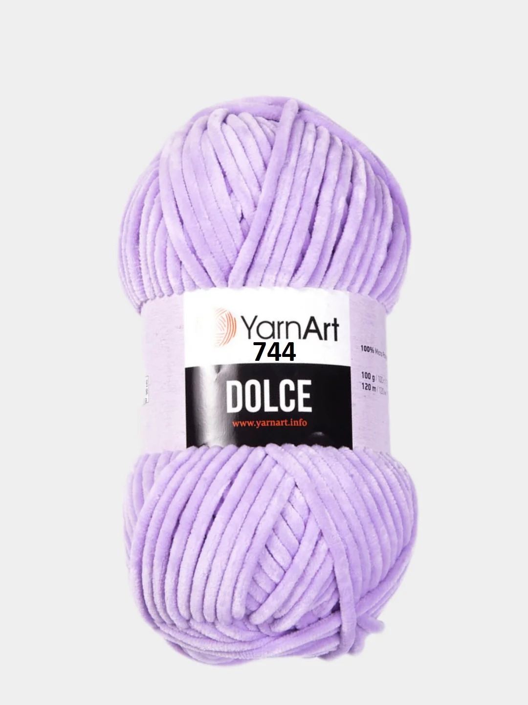 Сиреневый пряжа плюшевая YarnArt Dolce (ЯрнАрт Дольче)