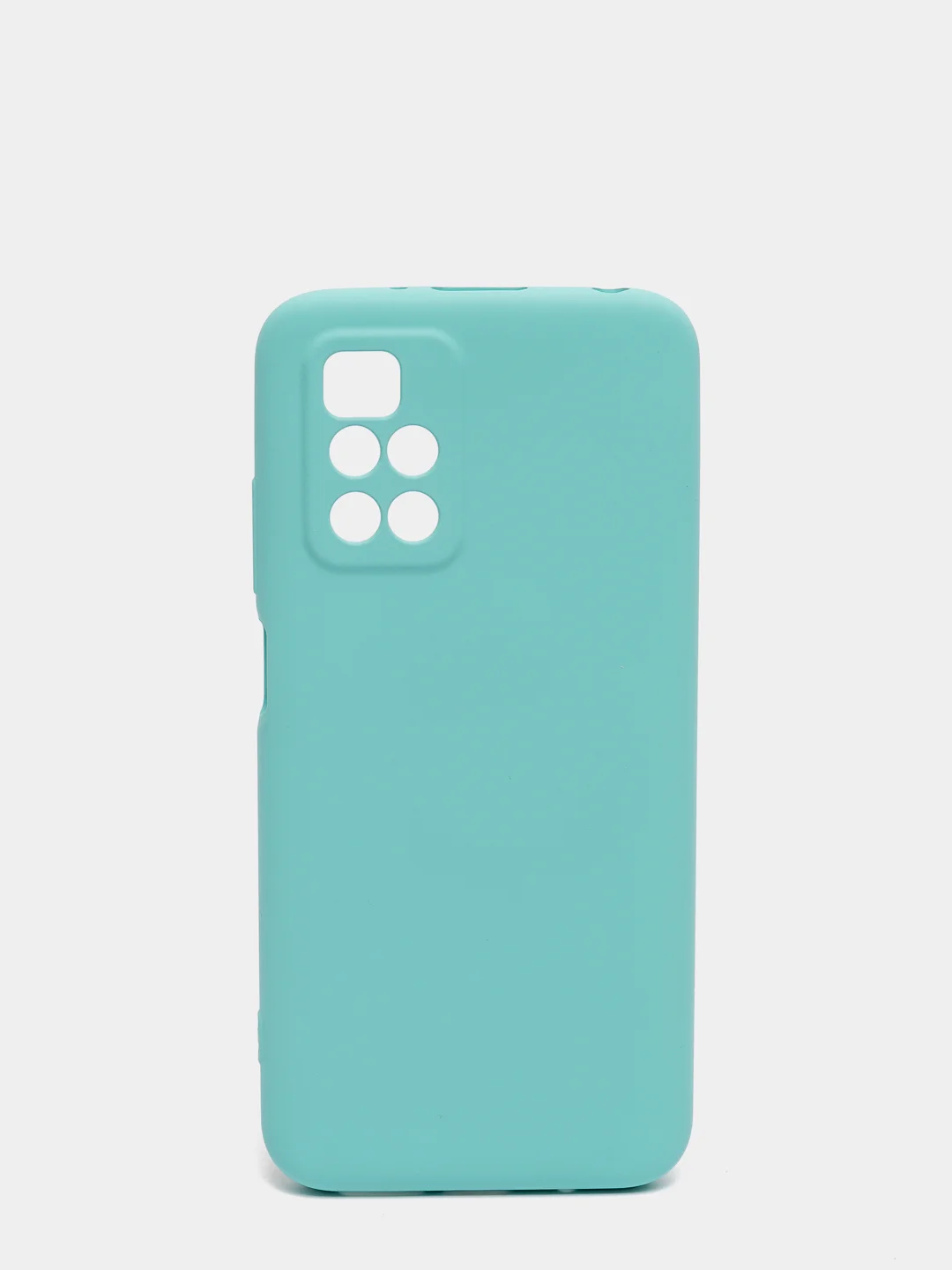 Бирюзовый чехол с защитой камеры и бархатом внутри для REDMI 10