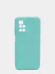 Бирюзовый чехол с защитой камеры и бархатом внутри для REDMI 10