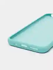 Бирюзовый чехол с защитой камеры и бархатом внутри для REDMI 10