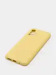 Желтый чехол с защитой камеры и бархатом внутри для REDMI 10
