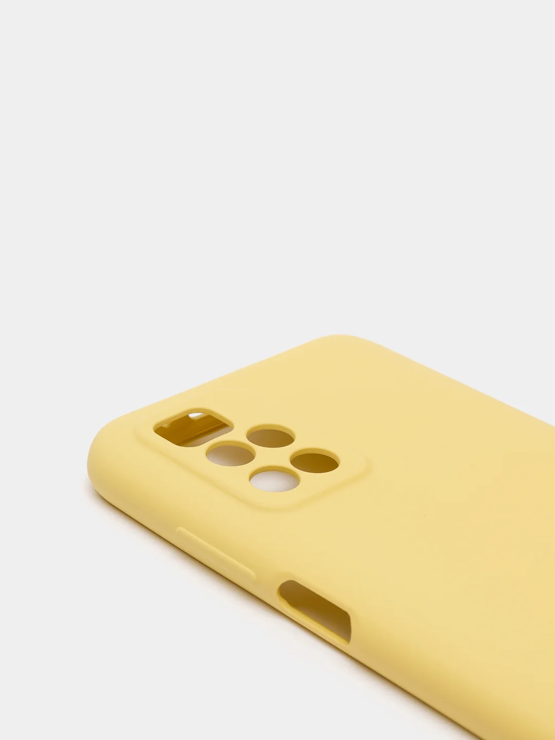 Желтый чехол с защитой камеры и бархатом внутри для REDMI 10