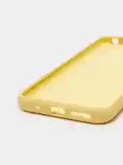 Желтый чехол с защитой камеры и бархатом внутри для REDMI 10