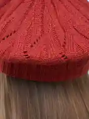 Терракотовый берет женский ажурный  Ангел