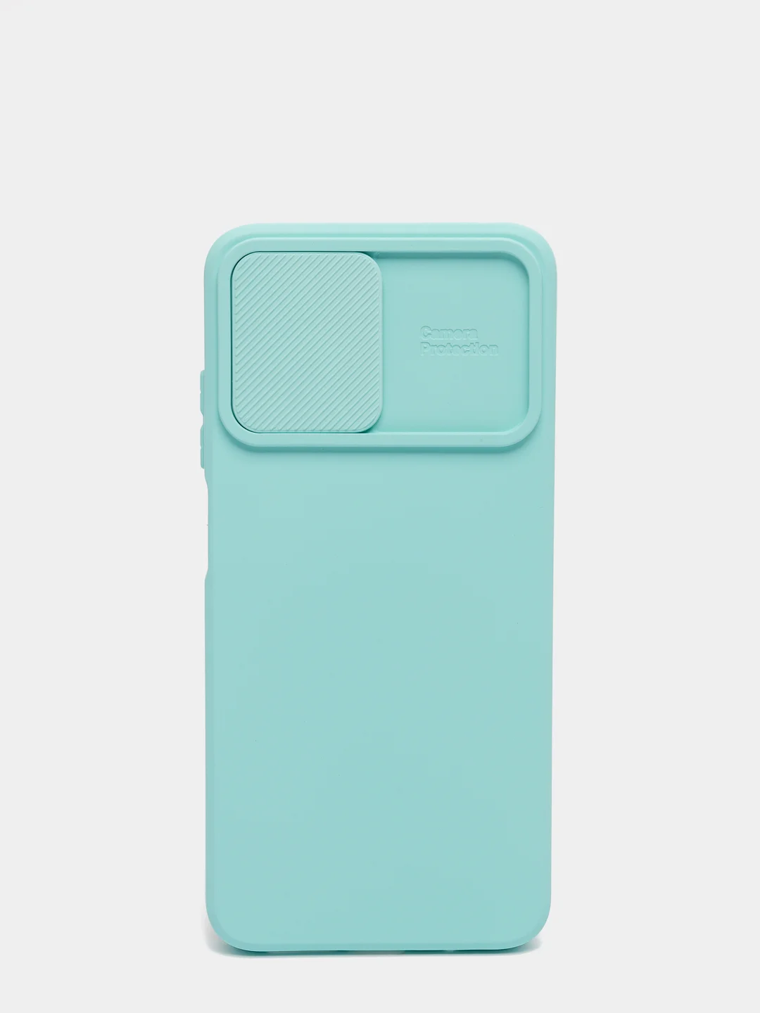 Бирюзовый чехол Xiaomi Redmi 10 с задвижкой для защиты камеры и бархатом внутри