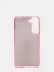 Розовый чехол блестящий для Samsung S22 PLUS, S22+