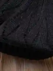 Черный берет женский ажурный  Ангел
