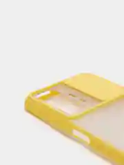 Желтый чехол  XIAOMI 11T / XIAOMI 11T PRO с защитой камеры, раздвижное окно