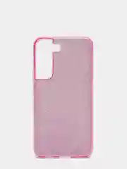 Сиреневый чехол блестящий для Samsung S22