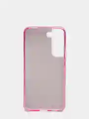Сиреневый чехол блестящий для Samsung S22