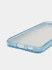 Голубой чехол блестящий для Samsung S22