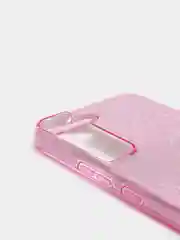 Сиреневый чехол блестящий для Samsung S22