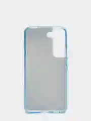Голубой чехол блестящий для Samsung S22