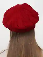 Красный берет женский ажурный  Ангел