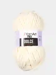Слоновая кость пряжа плюшевая YarnArt Dolce (ЯрнАрт Дольче)