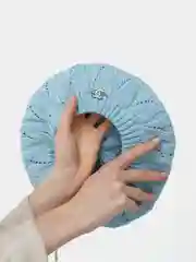 Голубой берет женский ажурный  Ангел