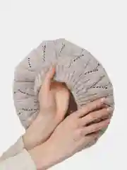Бежевый берет женский ажурный  Ангел