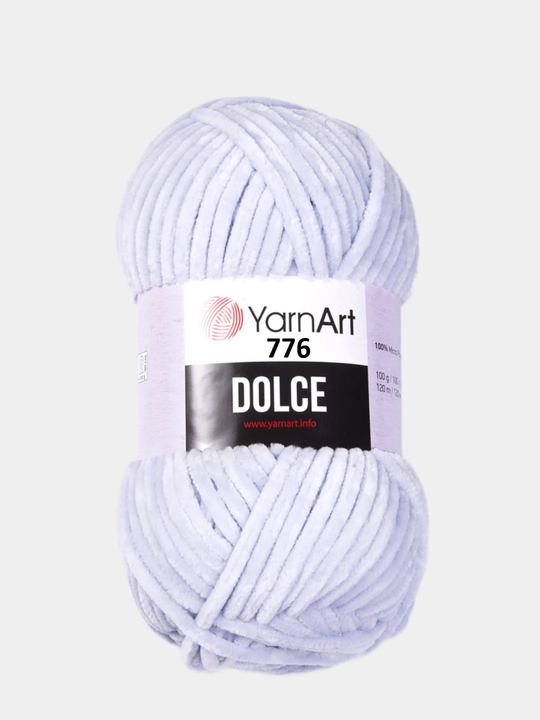 Лавандовый пряжа плюшевая YarnArt Dolce (ЯрнАрт Дольче)