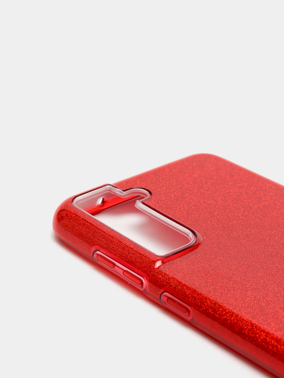 Красный чехол блестящий для SAMSUNG S21 FE