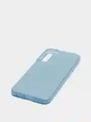 Голубой чехол блестящий для Samsung S22 PLUS, S22+
