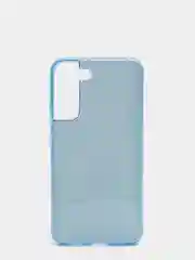 Голубой чехол блестящий для Samsung S22 PLUS, S22+