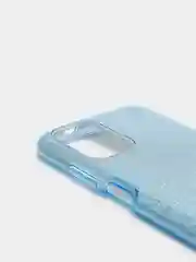 Голубой чехол блестящий XIAOMI POCO M5S  / Xiaomi Redmi Note 10 / Redmi Note 10s