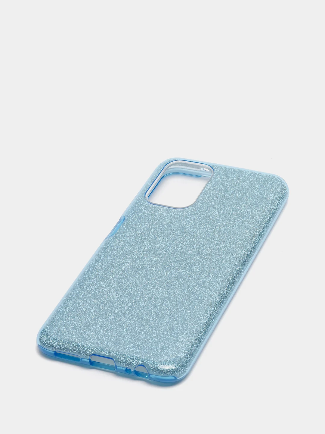 Голубой чехол блестящий XIAOMI POCO M5S  / Xiaomi Redmi Note 10 / Redmi Note 10s