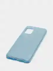 Голубой чехол блестящий XIAOMI POCO M5S  / Xiaomi Redmi Note 10 / Redmi Note 10s