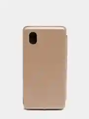Золотой чехол-книжка для Samsung A01 Core