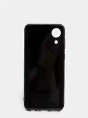 Прозрачный чехол карбон Samsung A03 core с защитой камеры