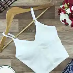 Белый женский топ